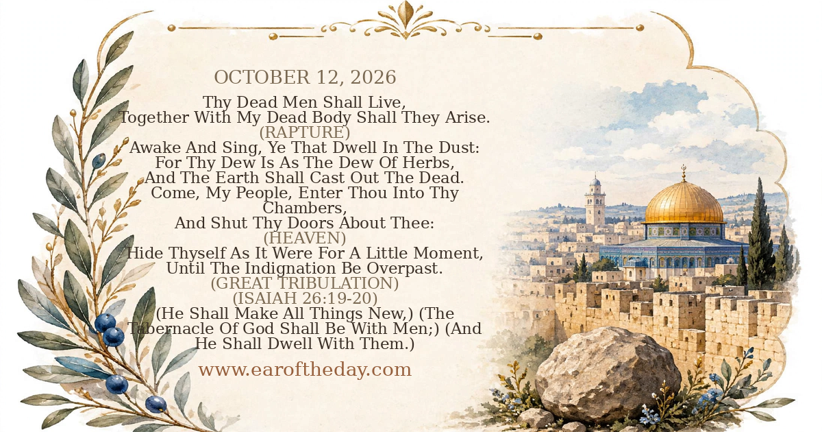 Ear of the Day — OCTOBER 12, 2026